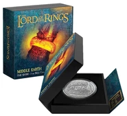 2022 Proof The Lord of the Rings Silver Coin The Shire 1oz Boxed