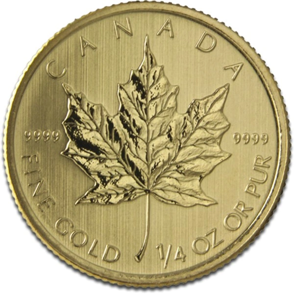 2015 1/4oz Canadian Maple Leaf Gold Coin