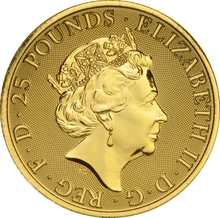 2018 1/4oz Unicorn of Scotland Gold Coin Queen's Beasts