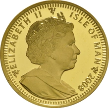 Isle of Man Crown Gold Coin Manx Cats 1oz