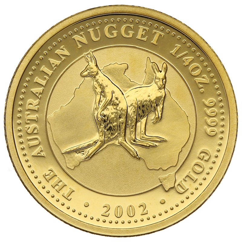 2002 Quarter Ounce Gold Australian Nugget
