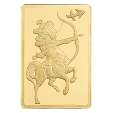 0.5g Gold Bar PAMP Zodiac Sagittarius Minted