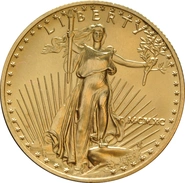 1990 1/2oz American Eagle Gold Coin MCMXC