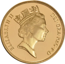 1992 Proof £2 Gold Coin Double Sovereign Boxed