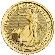 2023 1/10oz Gold Britannia Coin King Charles III