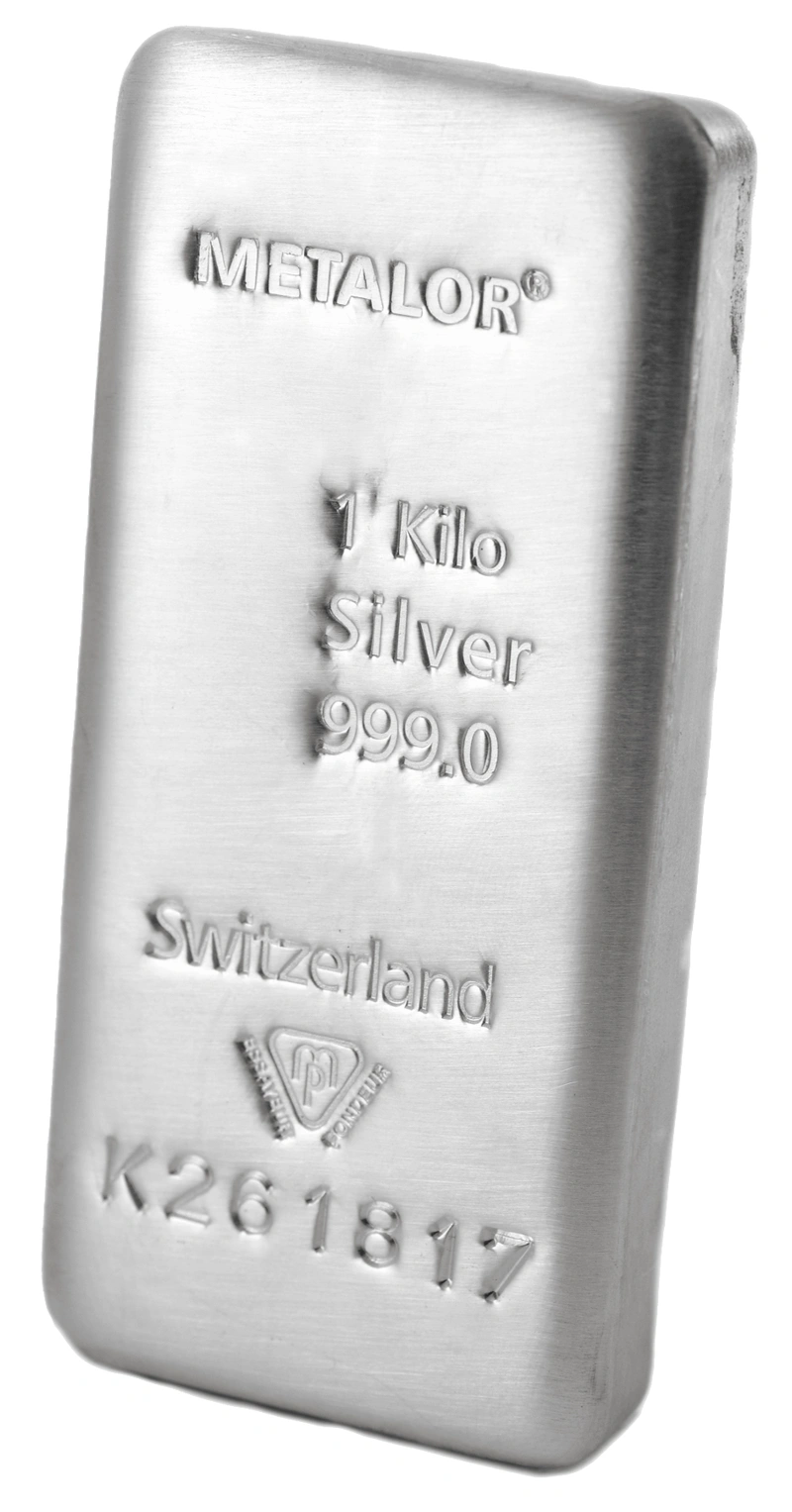 1kg Silver Bar Metalor