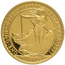 2002 One Ounce Proof Britannia Gold Coin