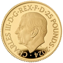 2024 Britannia 1/4oz Gold Proof Coin Boxed