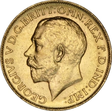 1918 Gold Sovereign Coin George V Canada