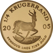 2005 Proof 1/4oz Krugerrand Gold Coin Boxed