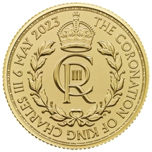 2023 King Charles III Coronation Gold Coin £25 1/4oz