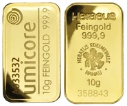 10g Gold Bar (Pre Owned)
