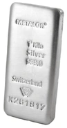 1kg Silver Bar Metalor