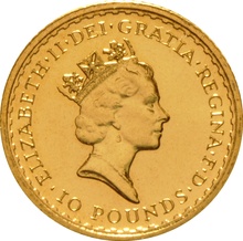 1988 Tenth Ounce Gold Britannia