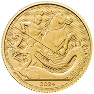 2024 St George & the Dragon 1/4oz Gold Coin