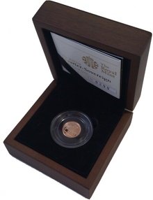 2011 Boxed Quarter Sovereign Gold Proof Coin 