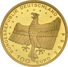 Proof German 100 Euro Gold Coin 1/2oz