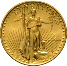 1988 1/4oz American Eagle Gold Coin MCMLXXXVIII