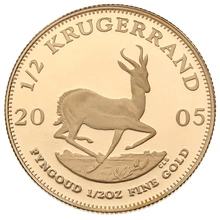 2005 Proof 1/2oz Krugerrand Gold Coin Boxed