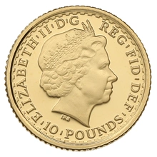 2007 Proof 1/10oz Gold Britannia Coin Boxed