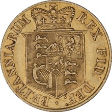 1817 Gold Half Sovereign George III Graded NGC AU55