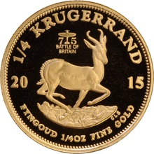 2015 1/4oz Gold Proof Krugerrand Battle of Britain - Boxed