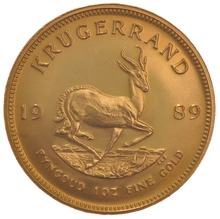 1989 Krugerrand Gold Coin 1oz