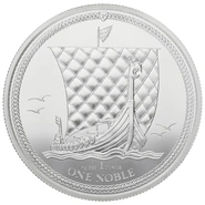 2018 Proof Isle of Man Noble Silver Coin 1oz