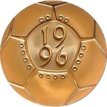 1996 Proof £2 Gold Coin Celebration of Football Boxed