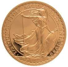 1989 Proof 1/2oz Gold Britannia Coin