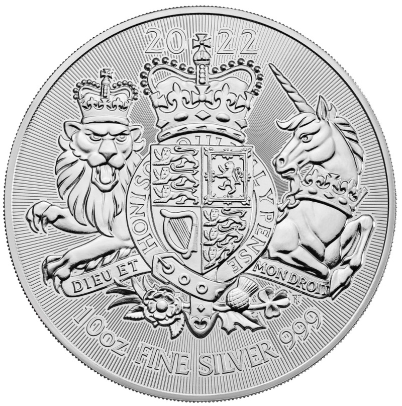 2022 10oz Silver Royal Arms Coin