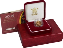 2006 Proof Gold Half Sovereign Boxed
