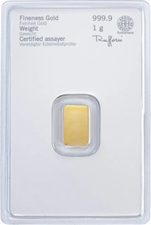 1g Gold Bar Heraeus