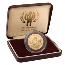 1979 Lesotho 1oz 250 Maloti Unesco Year of the Child Boxed