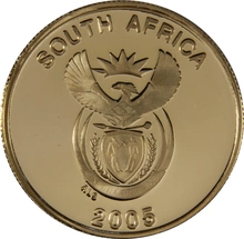 2005 1/4oz Natura Mapungubwe Gold Proof Coin Boxed