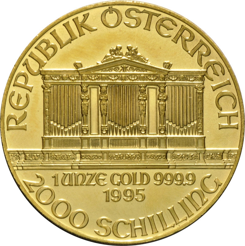 1995 Austrian Gold Philharmonic Coin 1oz