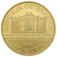 2019 1/2oz Austrian Gold Philharmonic Coin