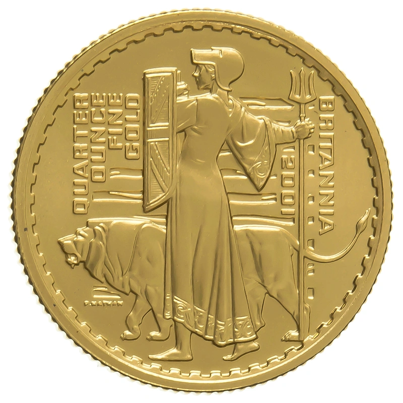 2001 Proof 1/4oz Gold Britannia Coin