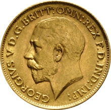 1912 Gold Half Sovereign George V London