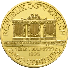 1998 Austrian Gold Philharmonic Coin 1oz