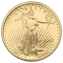2002 Proof Gold Eagle 4 Coin Set Boxed