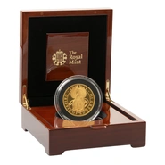 2021 Proof 5oz Griffin of Edward III Gold Coin Queen's Beasts Boxed