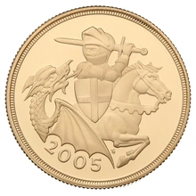 2005 Proof £2 Coin Gold Double Sovereign