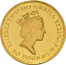 1987 1/2oz Gold Britannia Coin