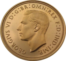 1937 Proof Gold Half Sovereign George VI