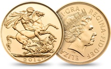 2014 £2 Two Pound Double Sovereign Brilliant Uncirculated Boxed