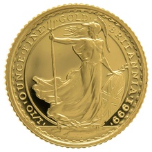 1999 Tenth Ounce Proof Britannia Gold Coin