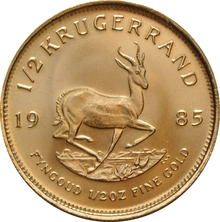 1985 1/2oz Krugerrand Gold Coin