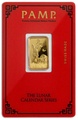 PAMP Year of the Rabbit 5g Gold Bar