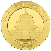 2020 8g Chinese Panda Gold Coin